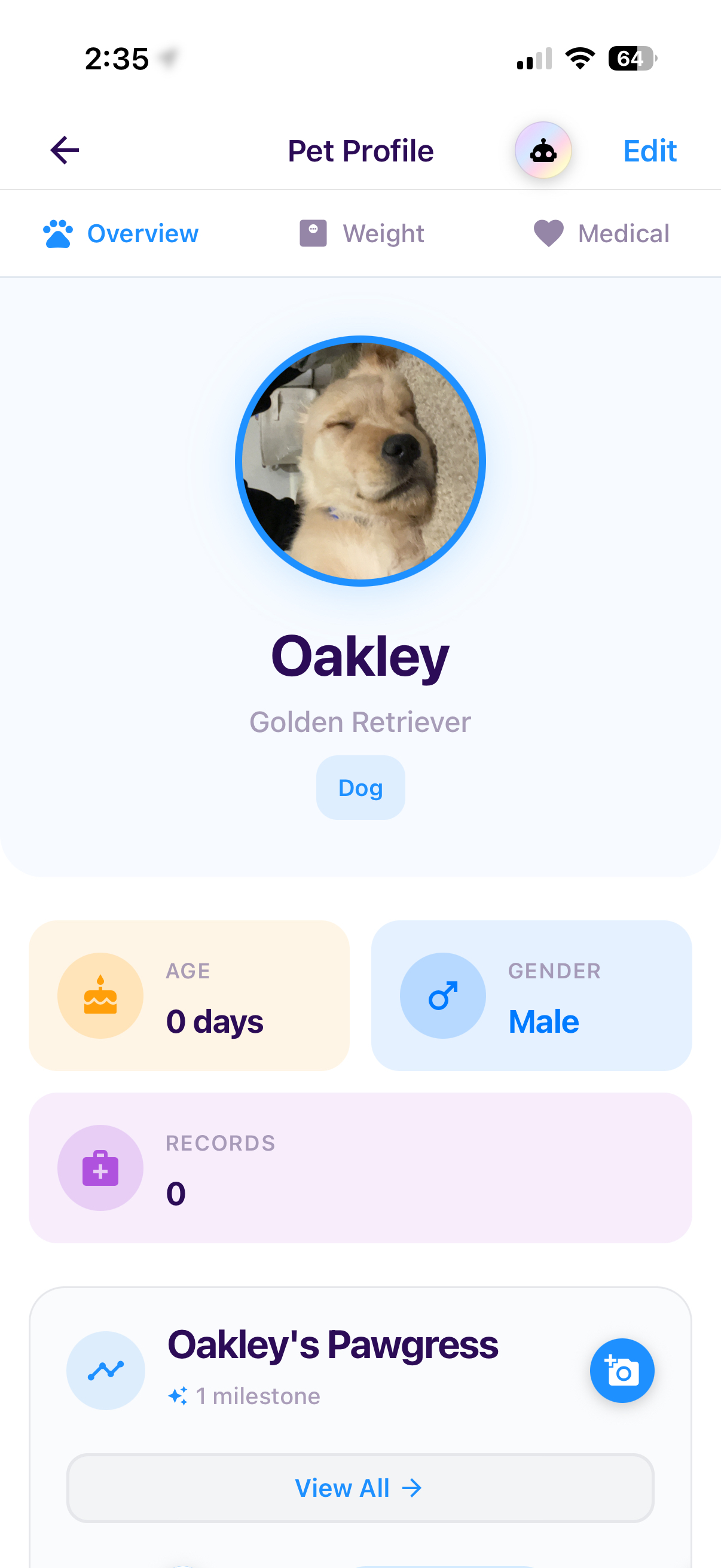 Pet Profile Management